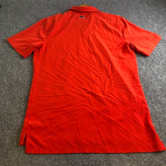 Nike St Louis Cardinals Polo Shirt Mens M Red Engineered Short Sleeve Stretch - Picture 10 of 12